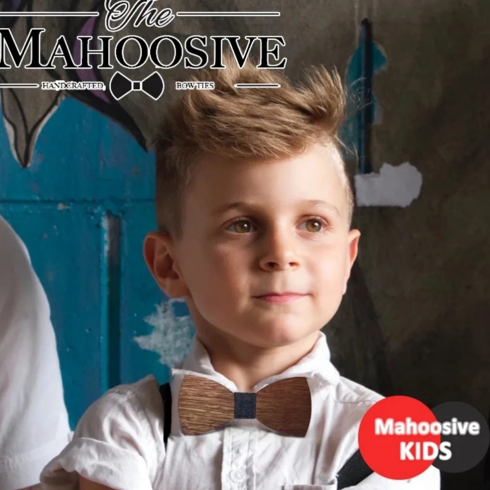 Handmade Wood Bow Tie High Quality Lightweight